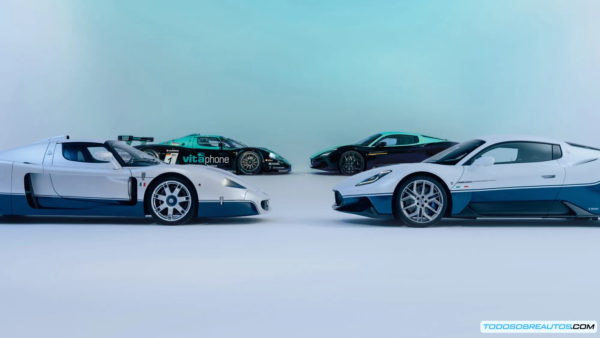 Maserati MC12 GT1 en plena competición