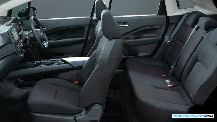Imagen que muestra las nuevas características de seguridad y confort del Nissan Note.