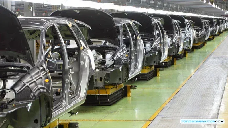 Gráfico o imagen que represente el crecimiento o fortaleza de la industria automotriz mexicana.