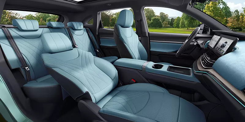 Suv eléctrica eQ7 Interior