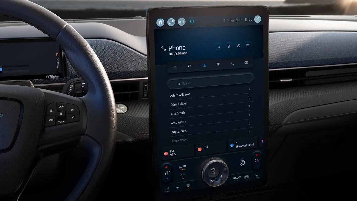 Ford SYNC 4A: Sistema de infoentretenimiento en el automóvil