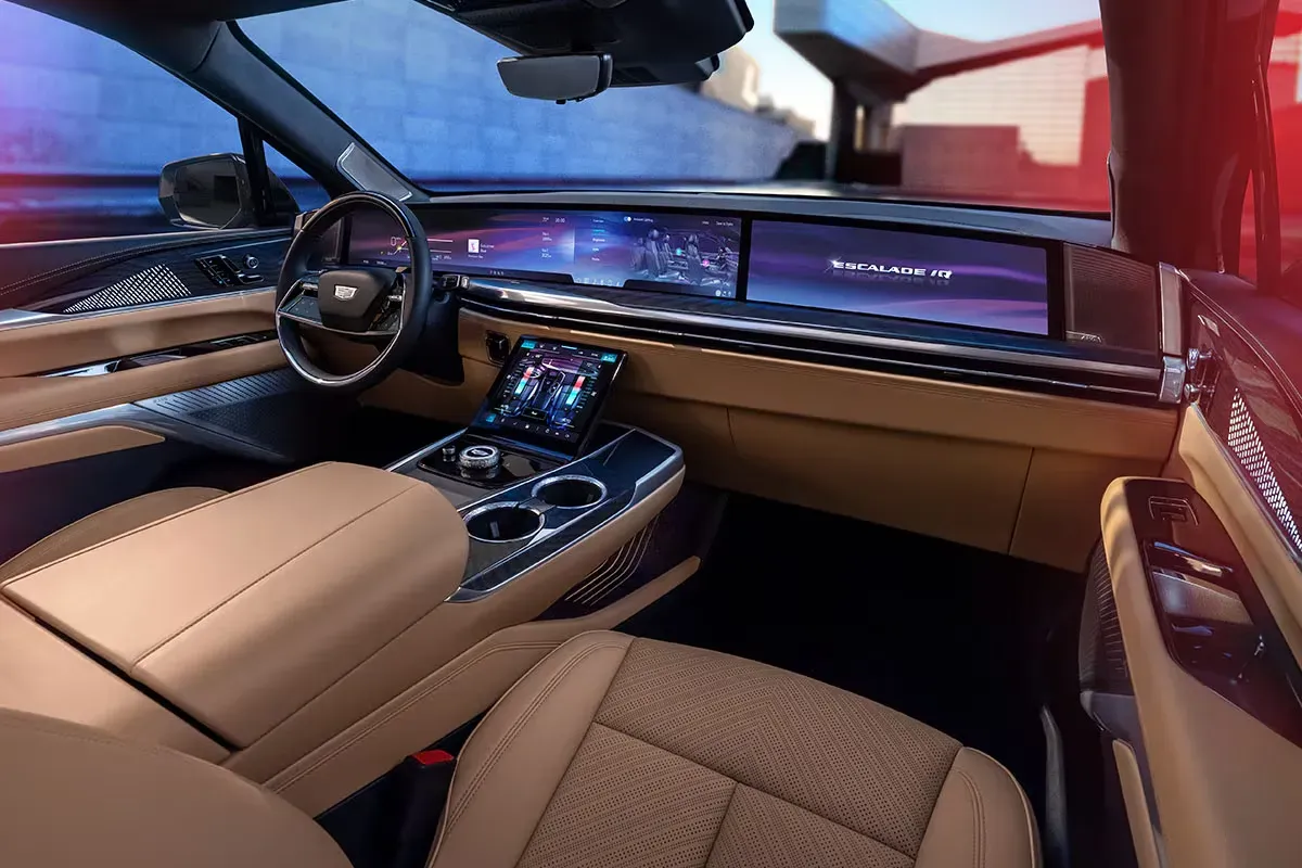 cadillac ev interior