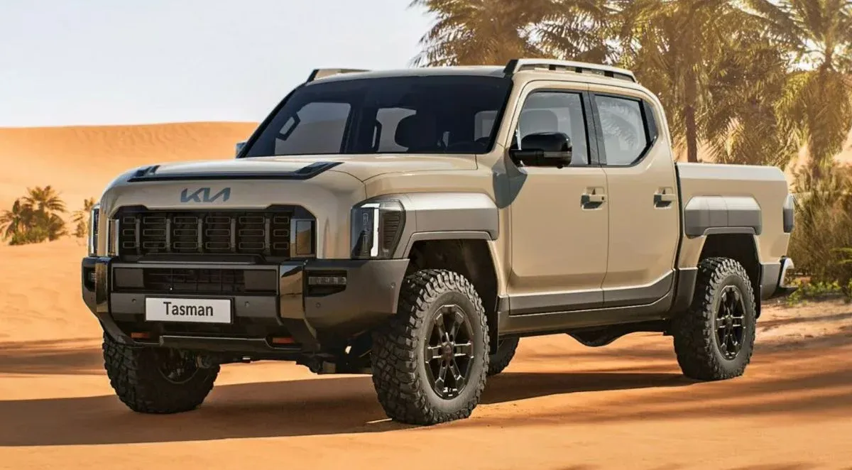 Kia Tasman, la esperada pick-up de la marca salió a luz, al nivel de Hilux y Ranger