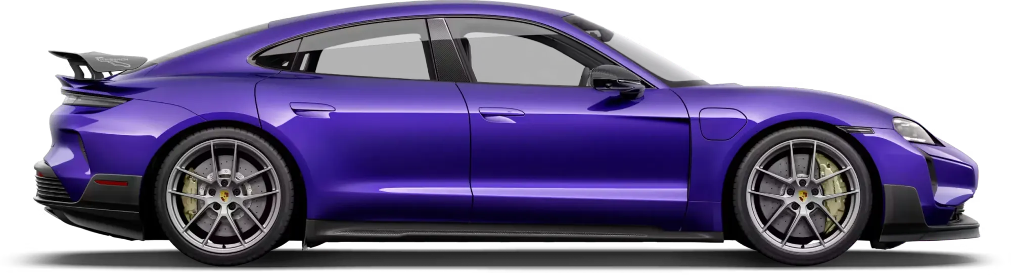 Porsche Taycan Turbo GT Vehículo Morado