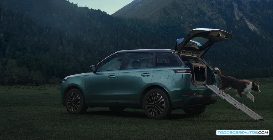 Detalle del diseño frontal del Jaecoo 5 2026