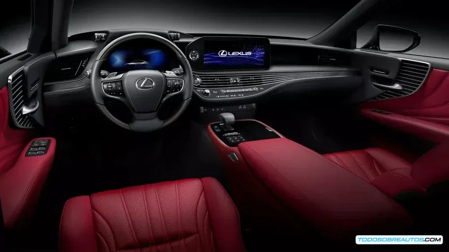 Interior Lexus LS Heritage Edition 2026 Rioja Red