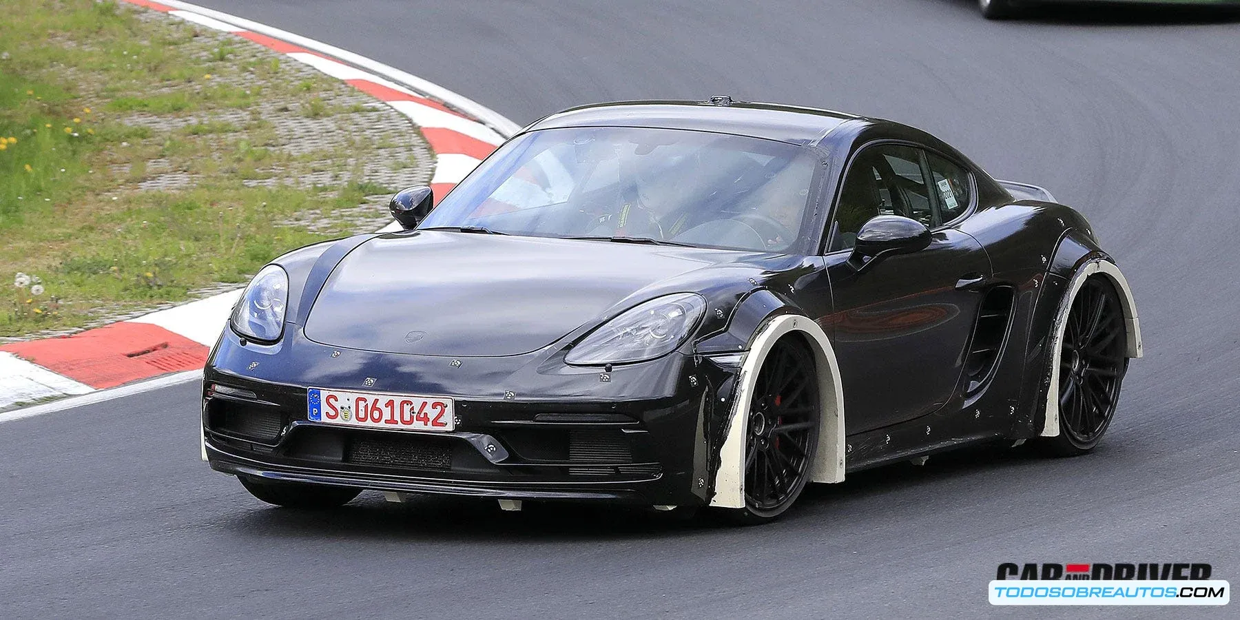 Mula de pruebas del Porsche 718 eléctrico.