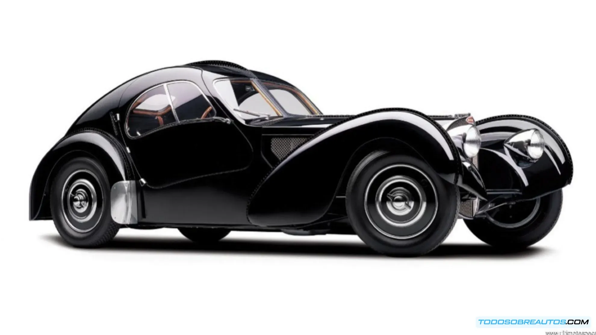 Imagen del motor de un Bugatti Type 57SC Atlantic.