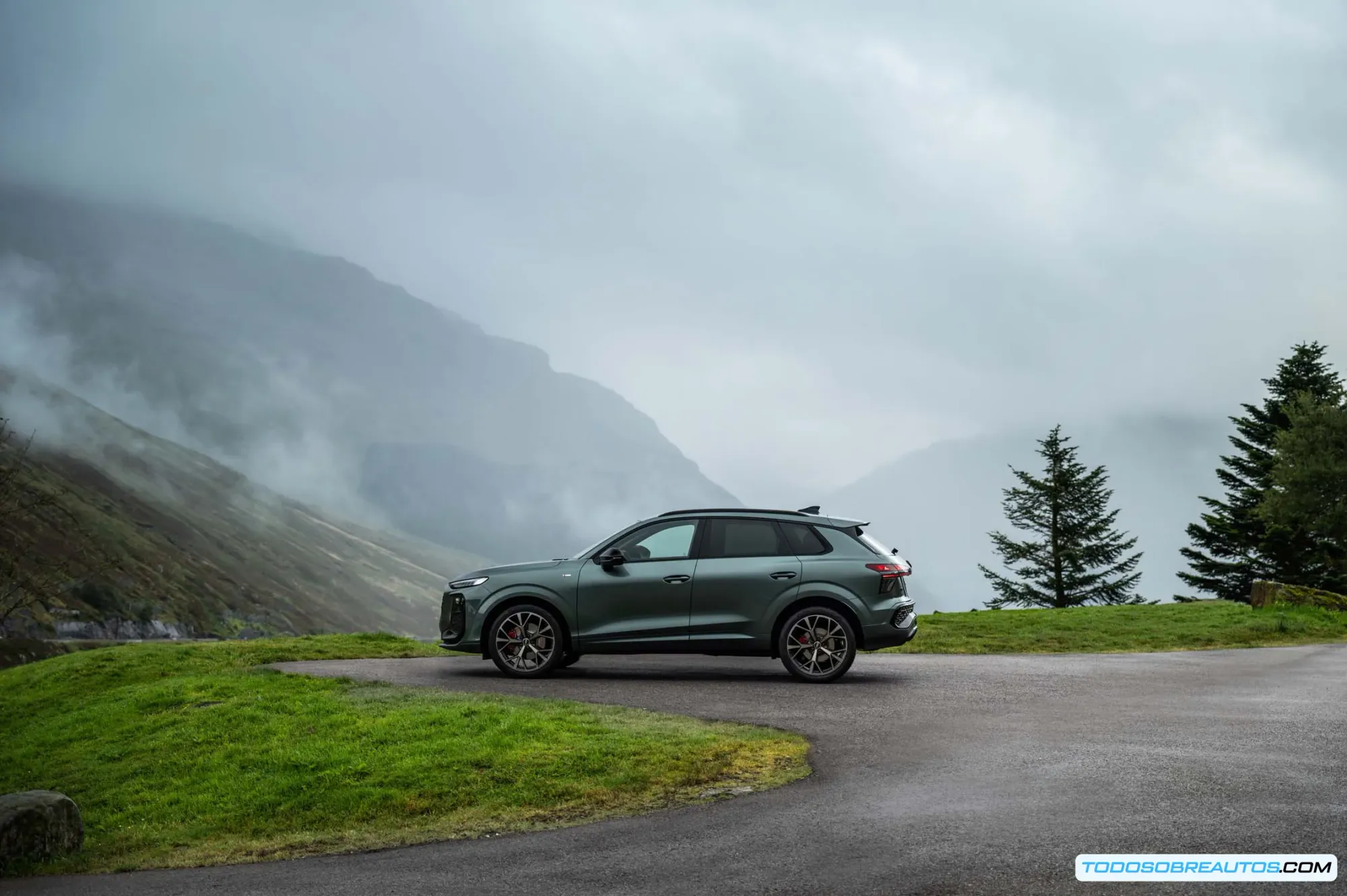 Detalle de los faros del Audi Q3 2026
