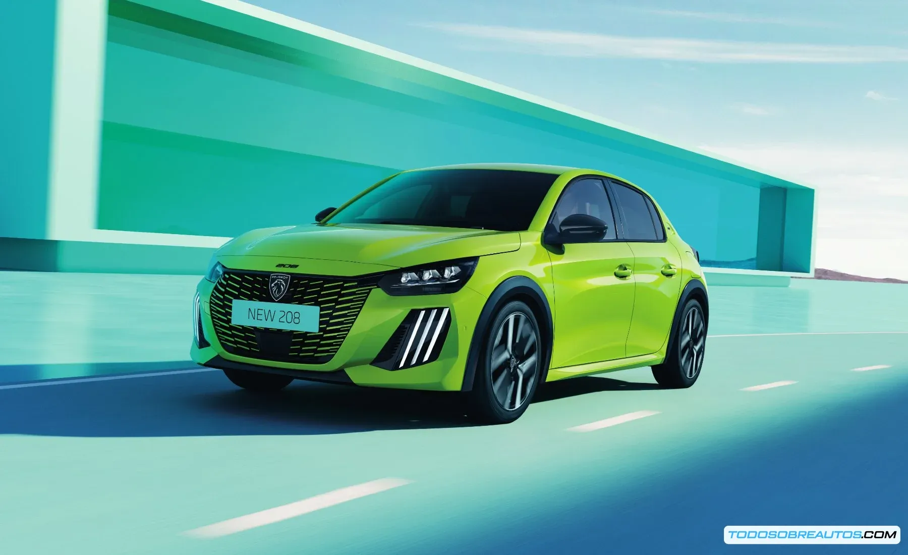 Peugeot 208, uno de los modelos de la gama electrificada.