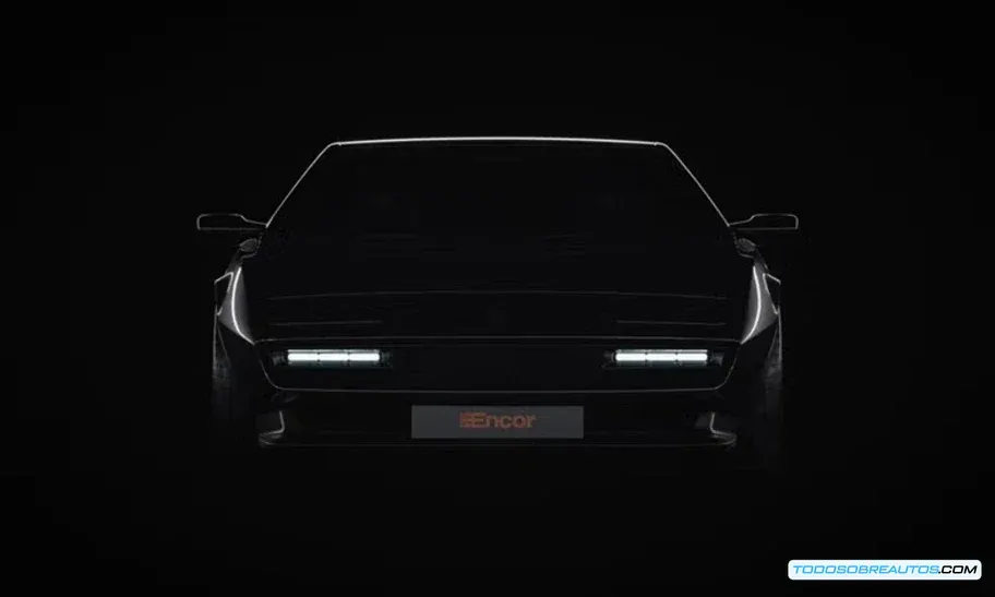 Detalle de los faros LED integrados en el cofre del Encor Series 1