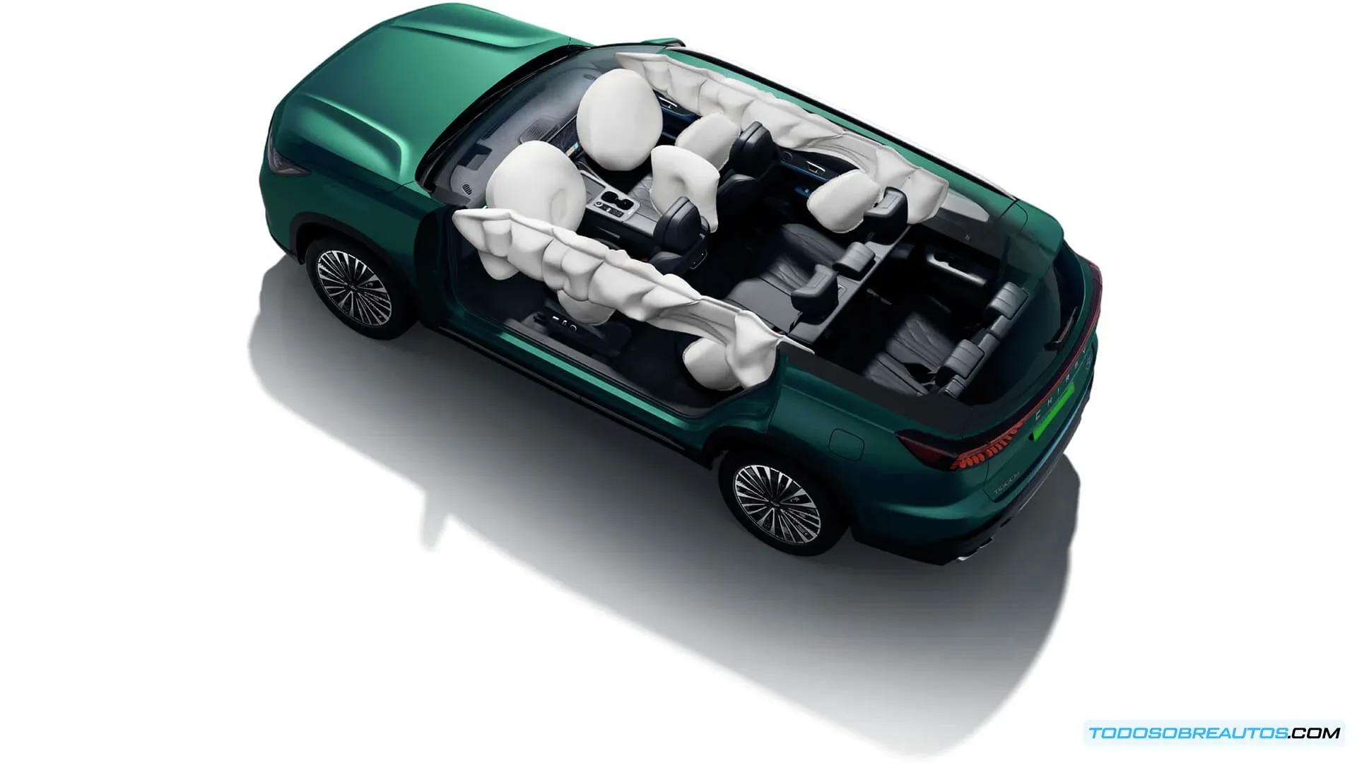 Airbags del Chirey Tiggo 8 PHEV CSH 2026