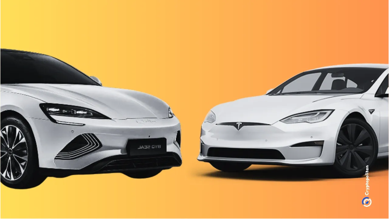 BYD de China supera a su rival Tesla en ventas en Europa por primera vez