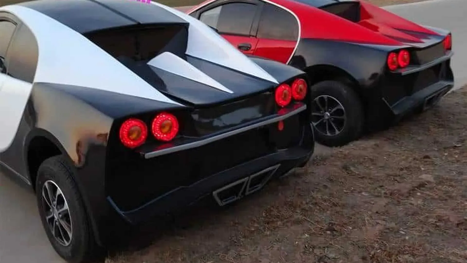 Un Bugatti Chiron chino