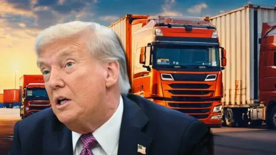 Trump anuncia que aranceles a camiones comenzarán en noviembre
