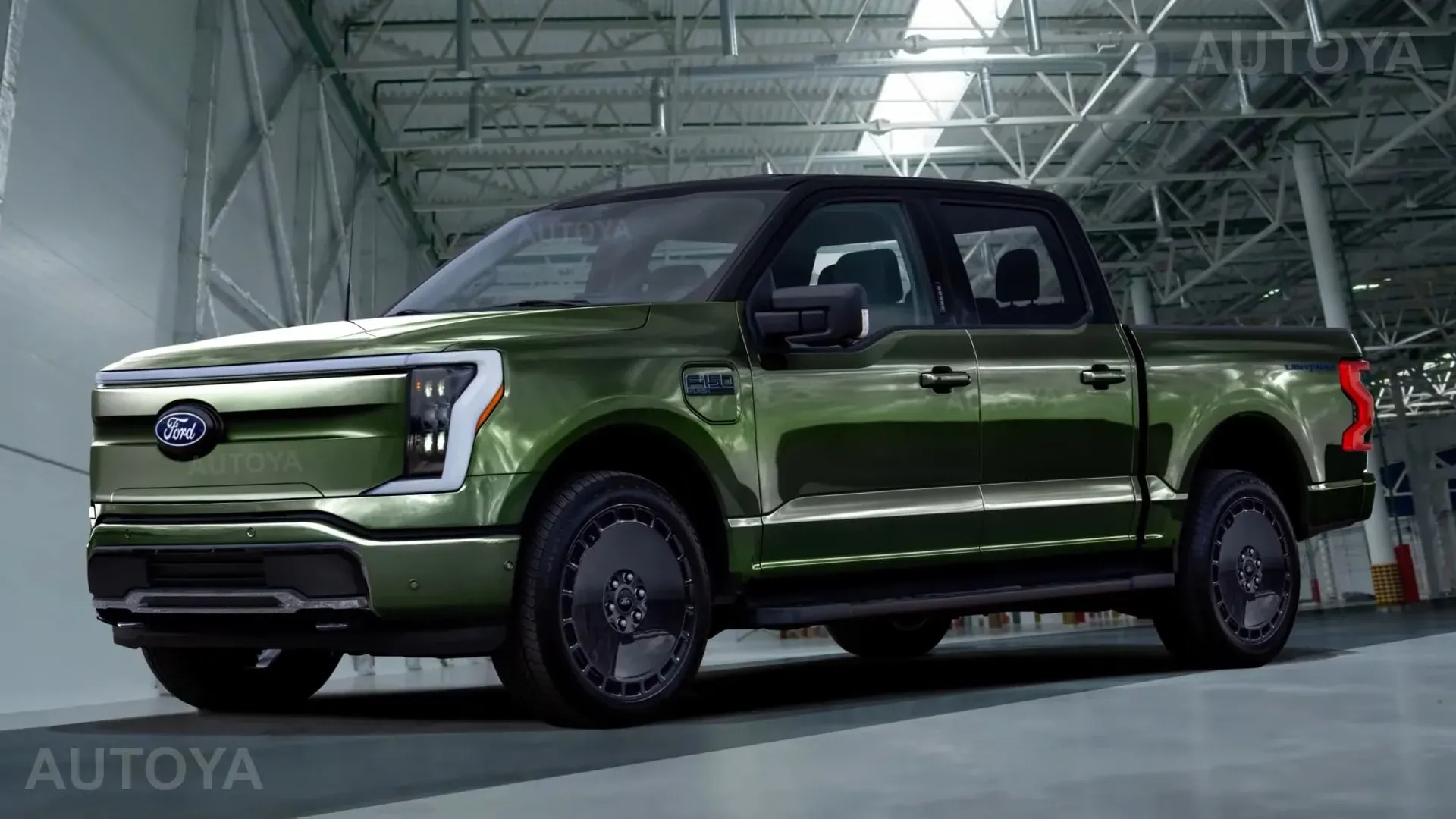 Vehículo Verde Ford F-150 Lightning 2026