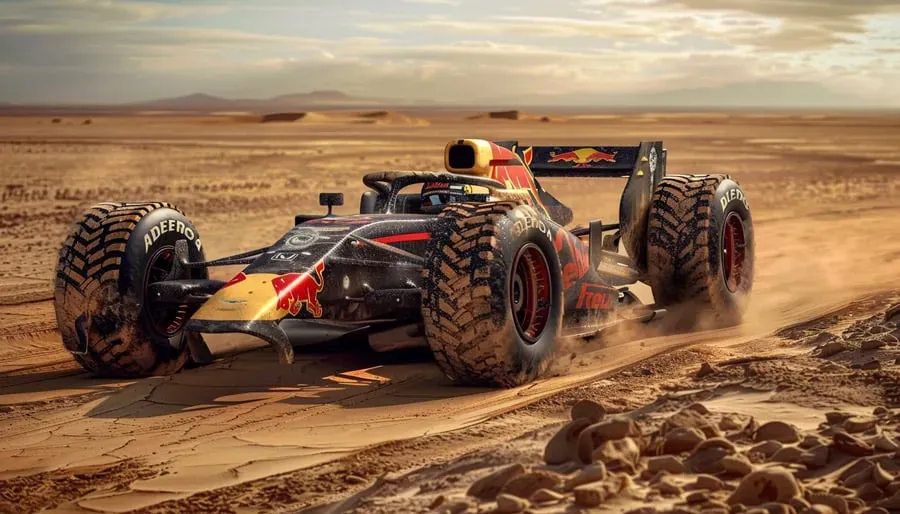 AI designs off-road versions of Formula 1 cars