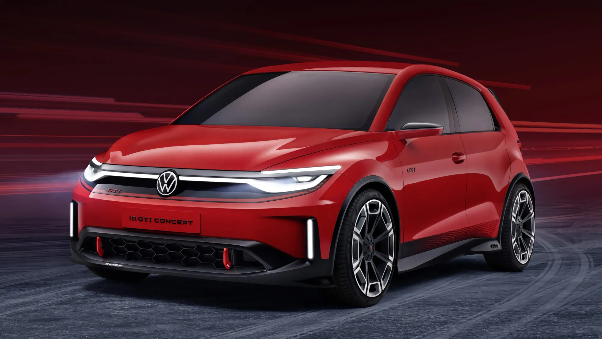 Volkswagen ID. Golf Vehículo Rojo