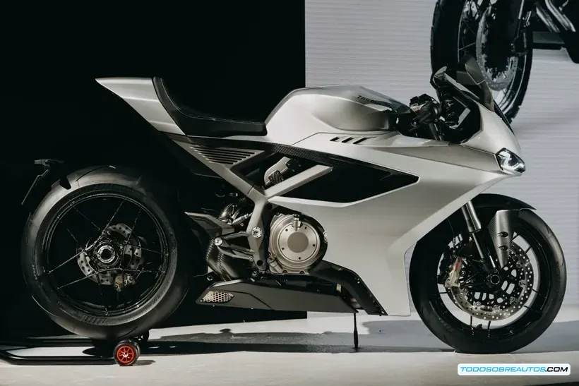 Detalle del diseño lateral de la Norton Manx R