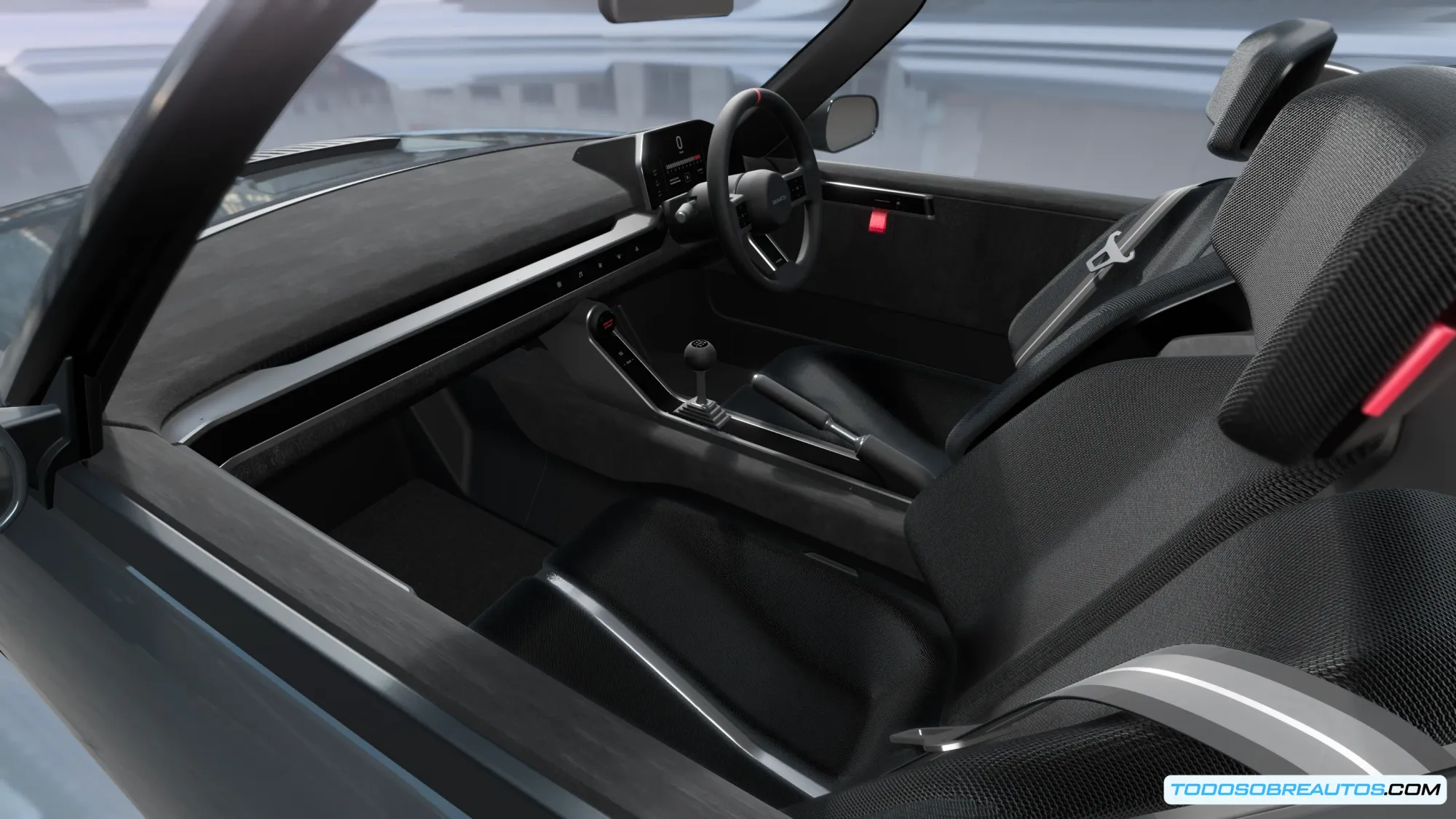 Vista interior del Daihatsu K-Open Concept