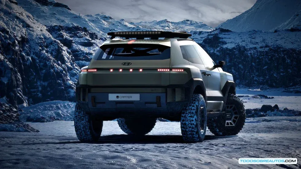 Hyundai Crater Concept ángulo lateral
