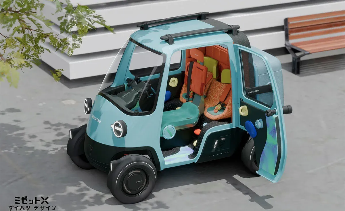 Toyota resucitó su pequeño y adorable Daihatsu Midget X: Así es el mini camión eléctrico