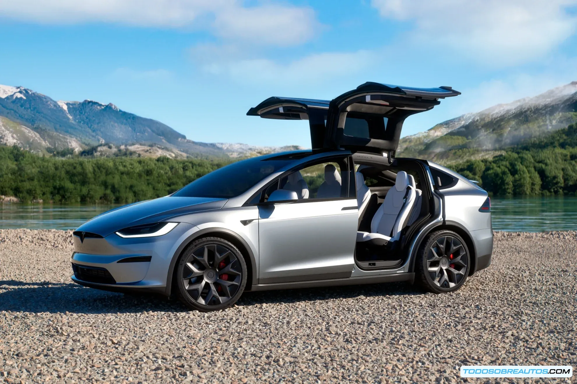 Interior del Tesla Model S 2025