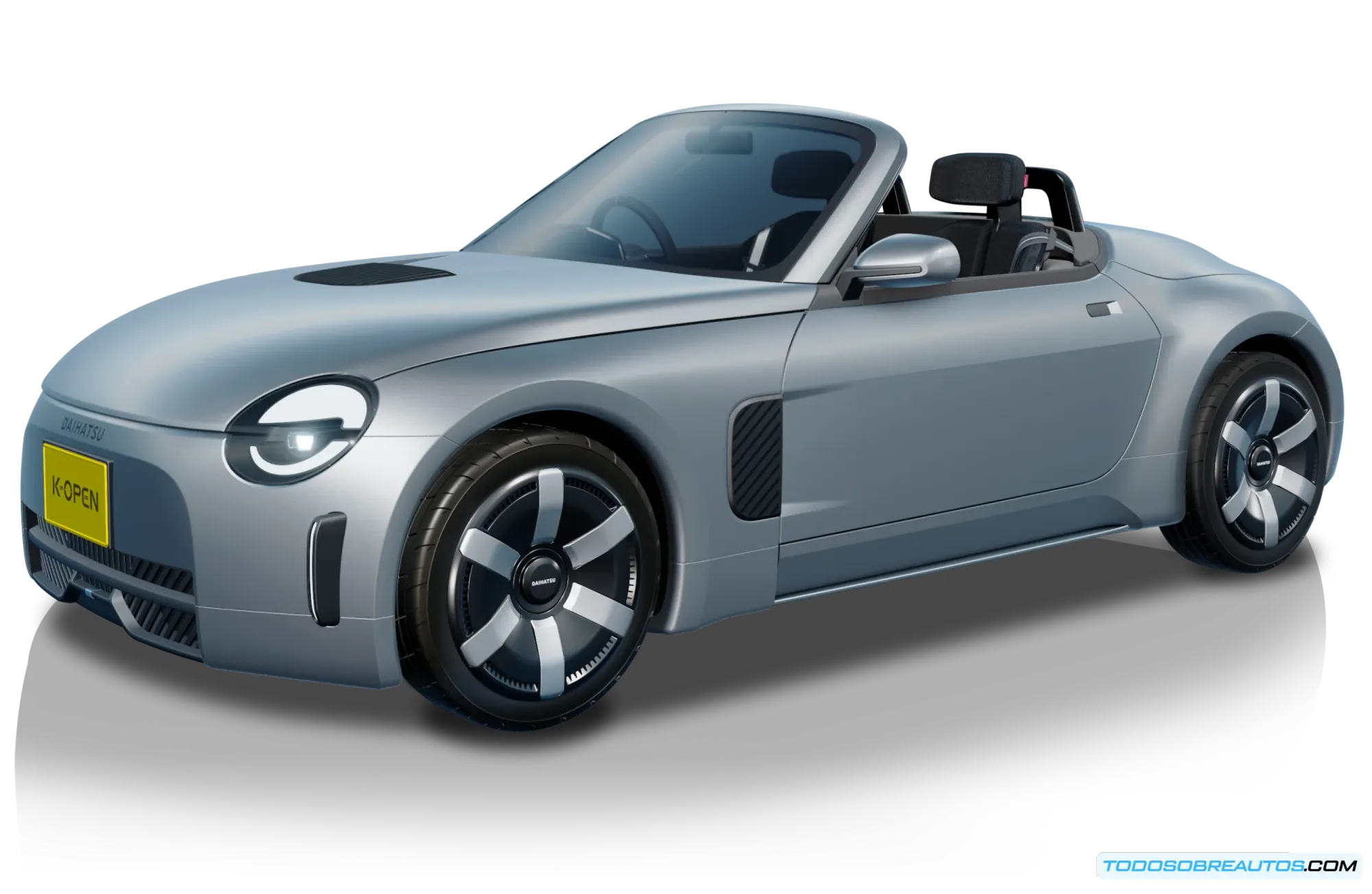 Detalle de los faros del Daihatsu K-Open Concept