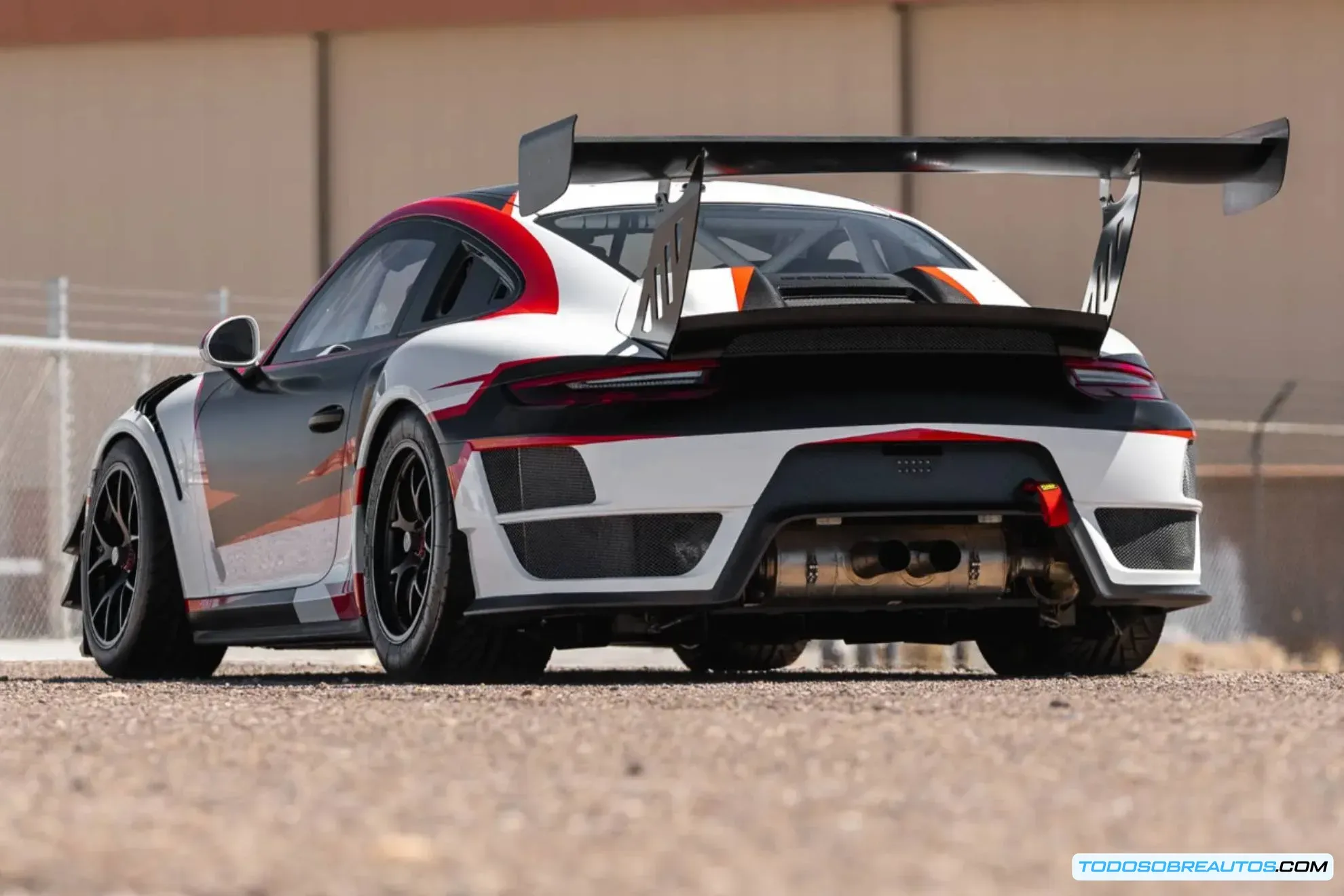 Detalle del motor del Porsche 911 GT2 RS Clubsport.
