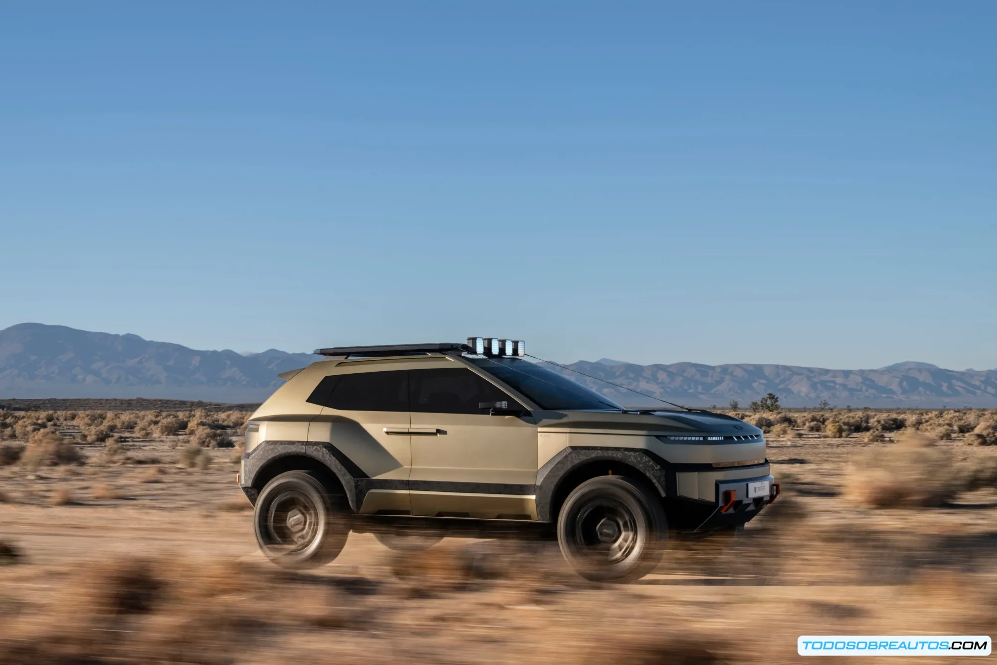 Detalle del diseño frontal del Hyundai Crater Concept