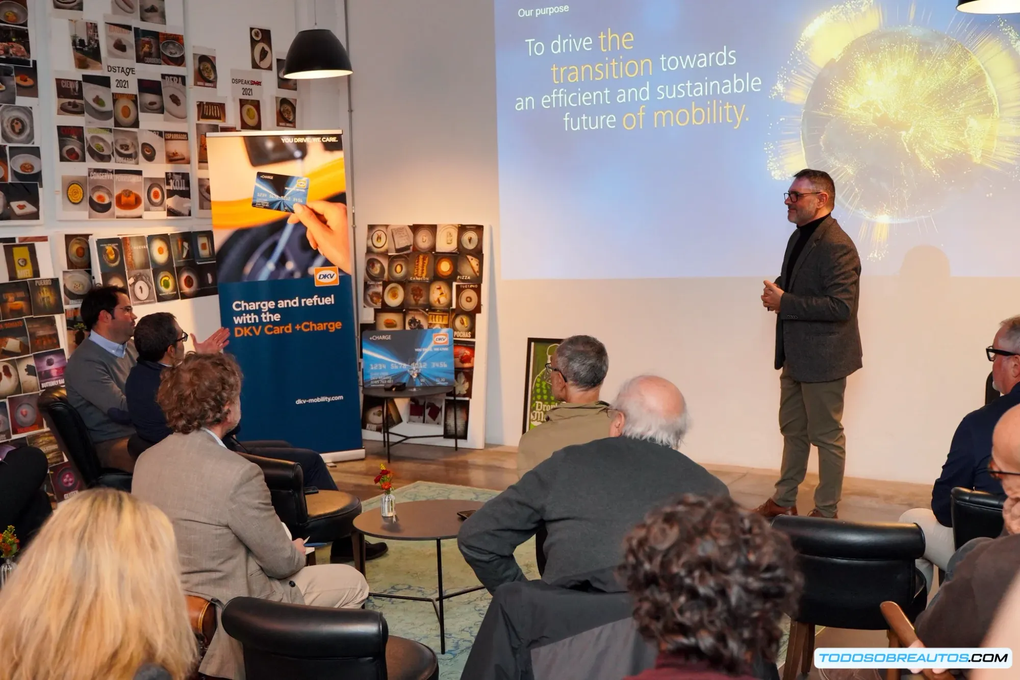 Mapa que muestra la amplia red de estaciones de carga de la tarjeta DKV +Charge en toda Europa.