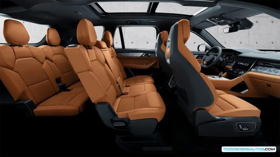 Detalle del motor del Lynk & Co 09 2026