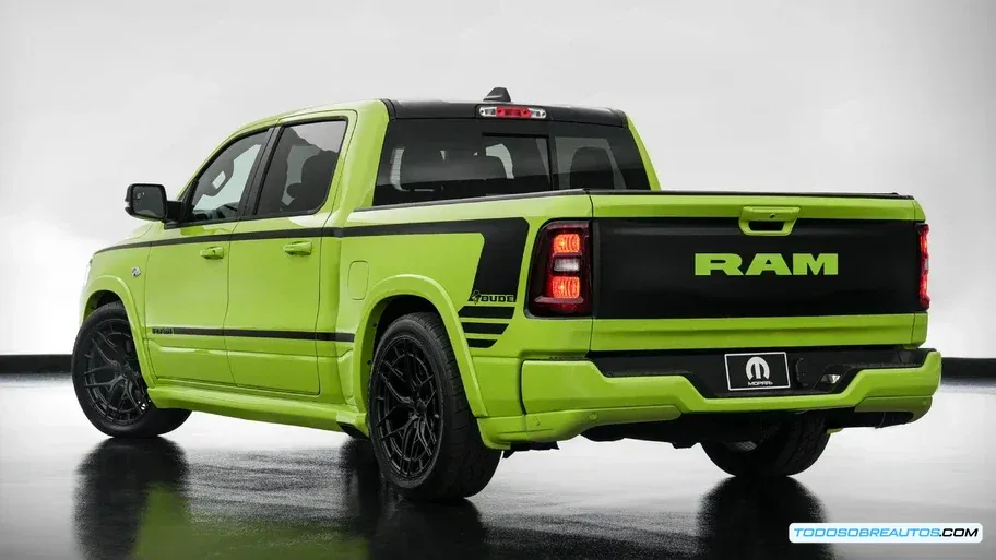 Vista lateral del Ram 1500 The Dude Concept