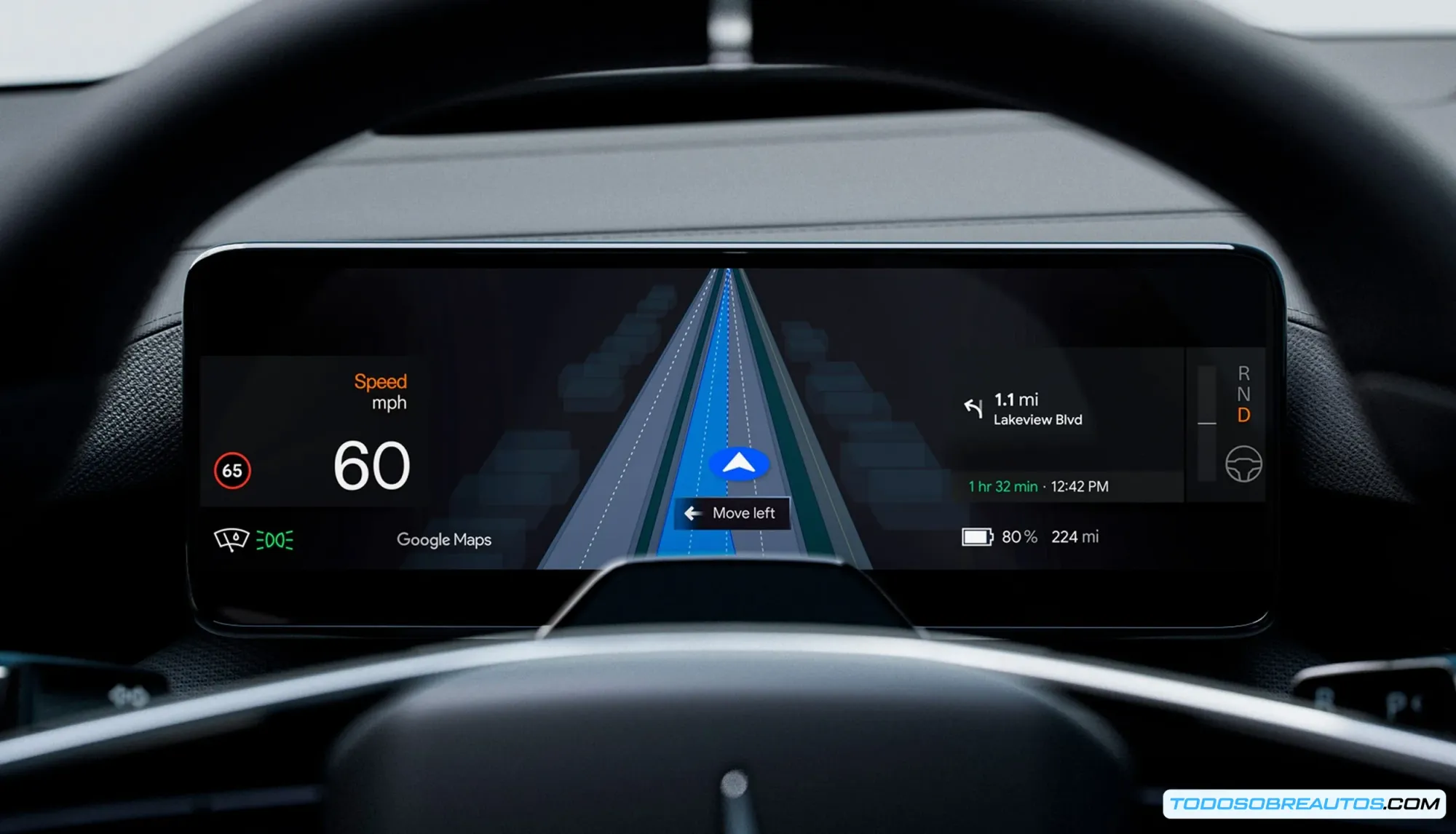 Tablet utilizada para navegación con sistema Rabbit