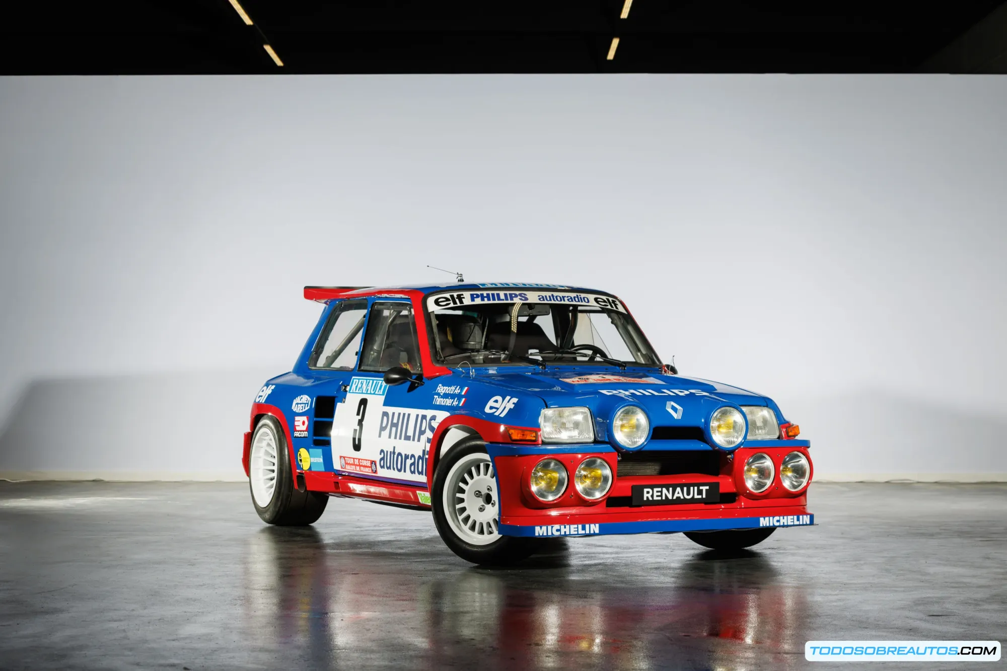 Detalles del Renault RE40 de 1983.