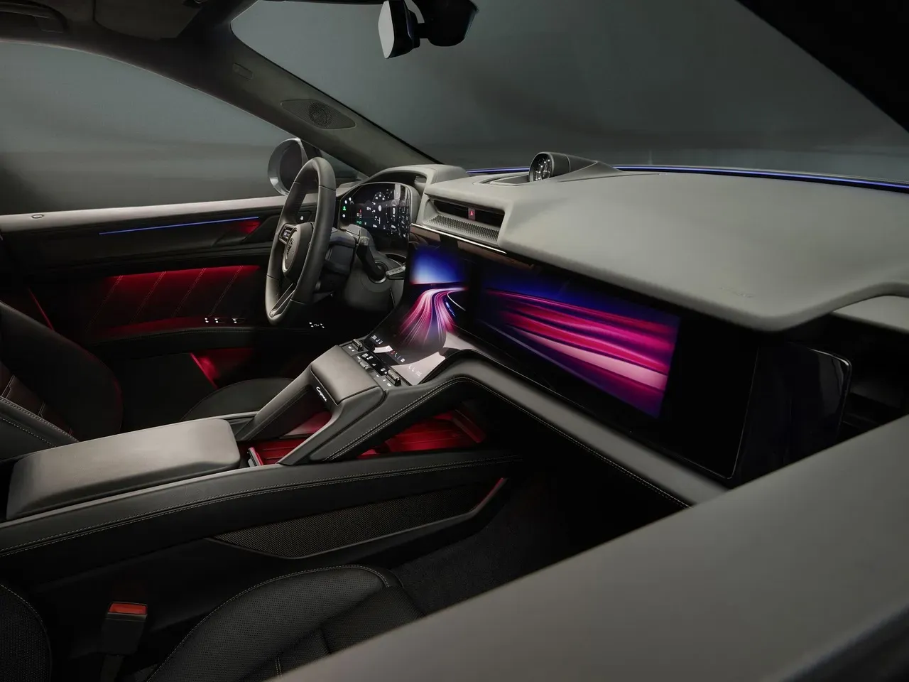 Así es el interior del nuevo Porsche Cayenne Electric 2026