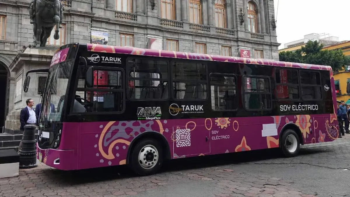 Chilango - Taruk, primer autobús eléctrico mexicano, circula en CDMX