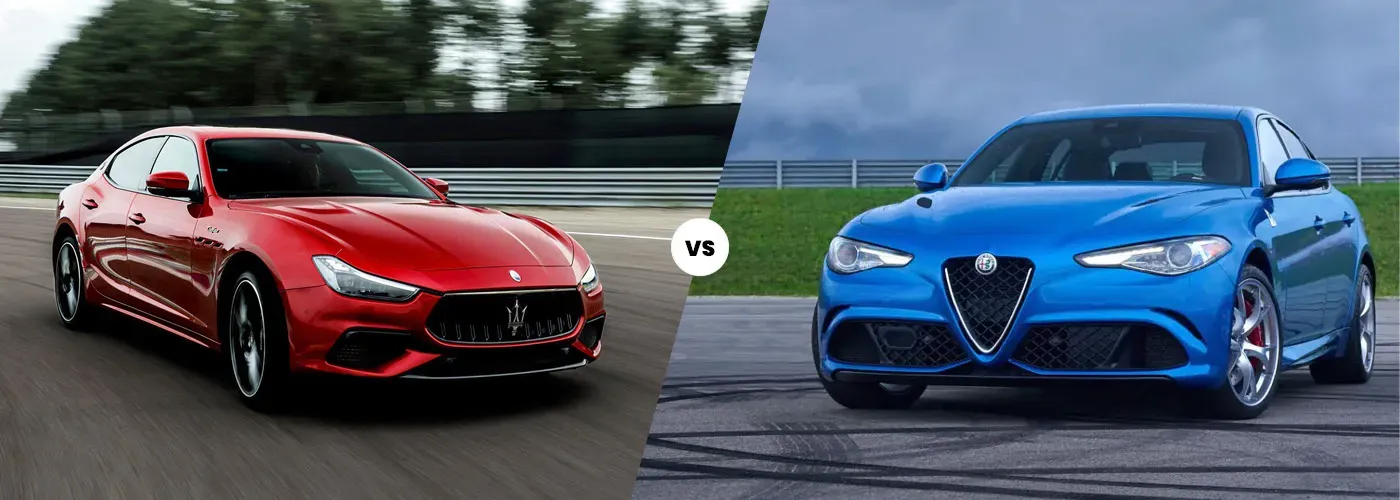 2022 Maserati Ghibli vs. 2022 Alfa Romeo Giulia