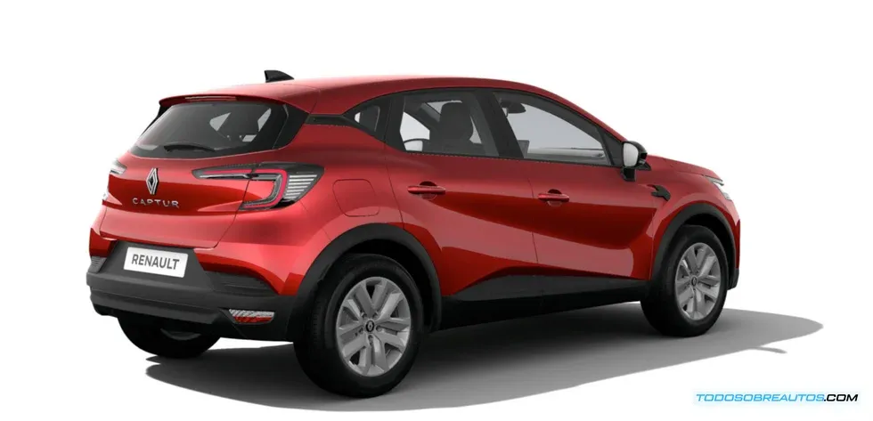 Vista lateral del Renault Captur ECO-G - SUV compacto bifuel con autonomía récord de 1.200 km