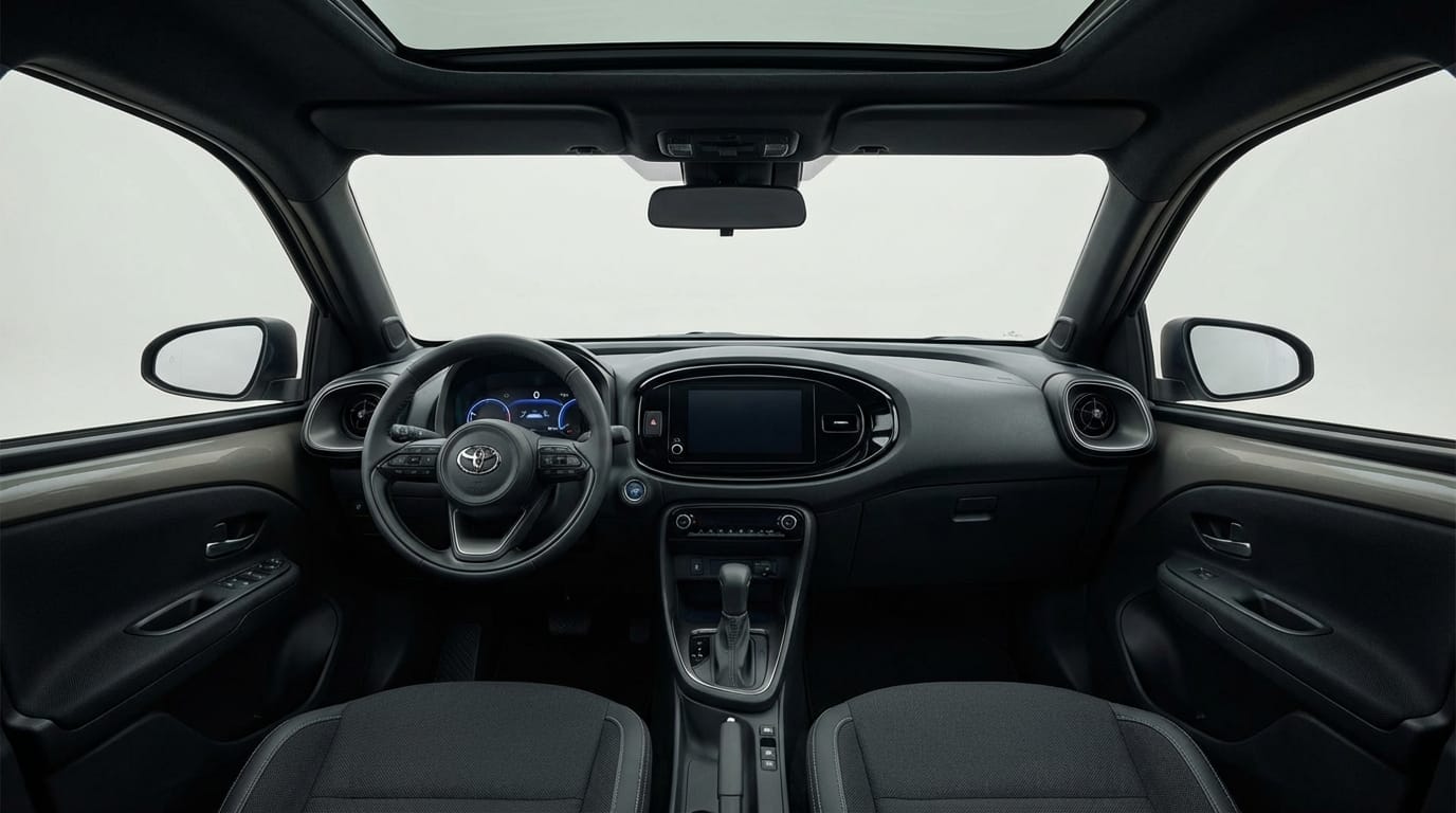 Toyota Aygo X Cross 2025 - Interior moderno y tecnológico