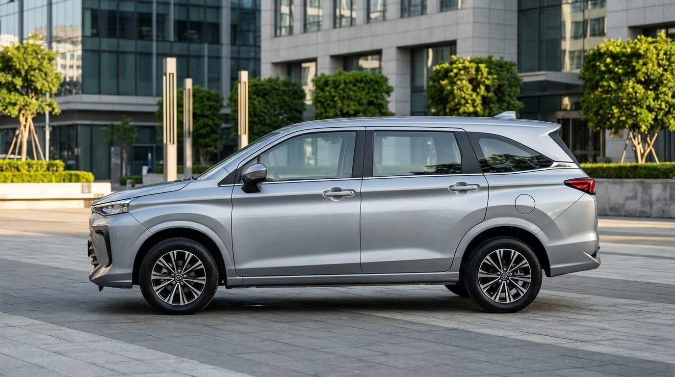 Toyota Avanza 2025 - Vista lateral mostrando diseño dinámico