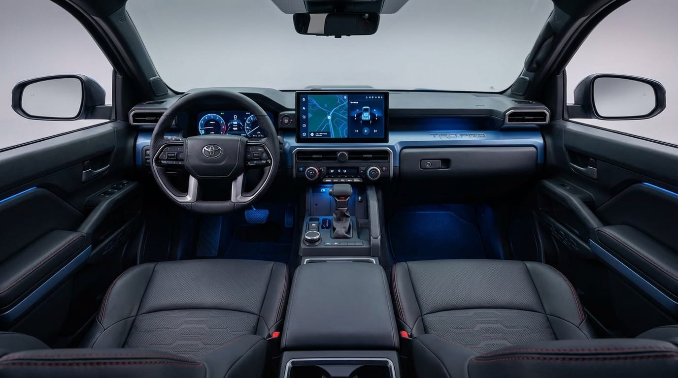 Toyota Tacoma 2025 TRD PRO HEV - Interior y panel de instrumentos
