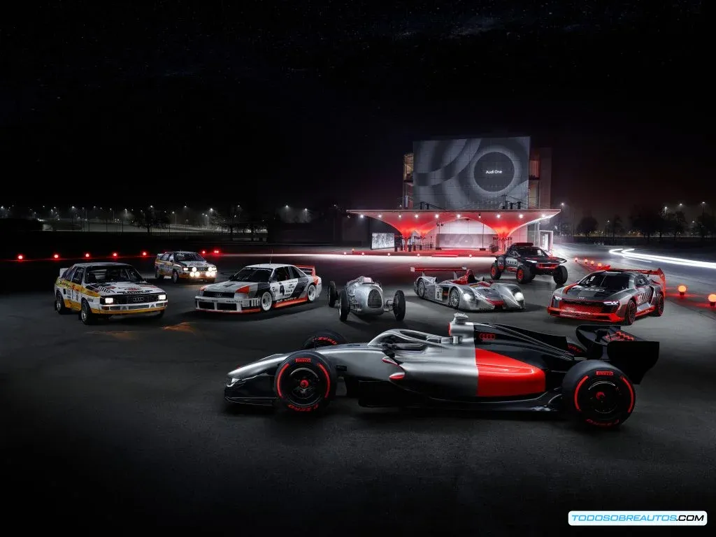 Diseño detallado del Audi F1 R26 Concept.