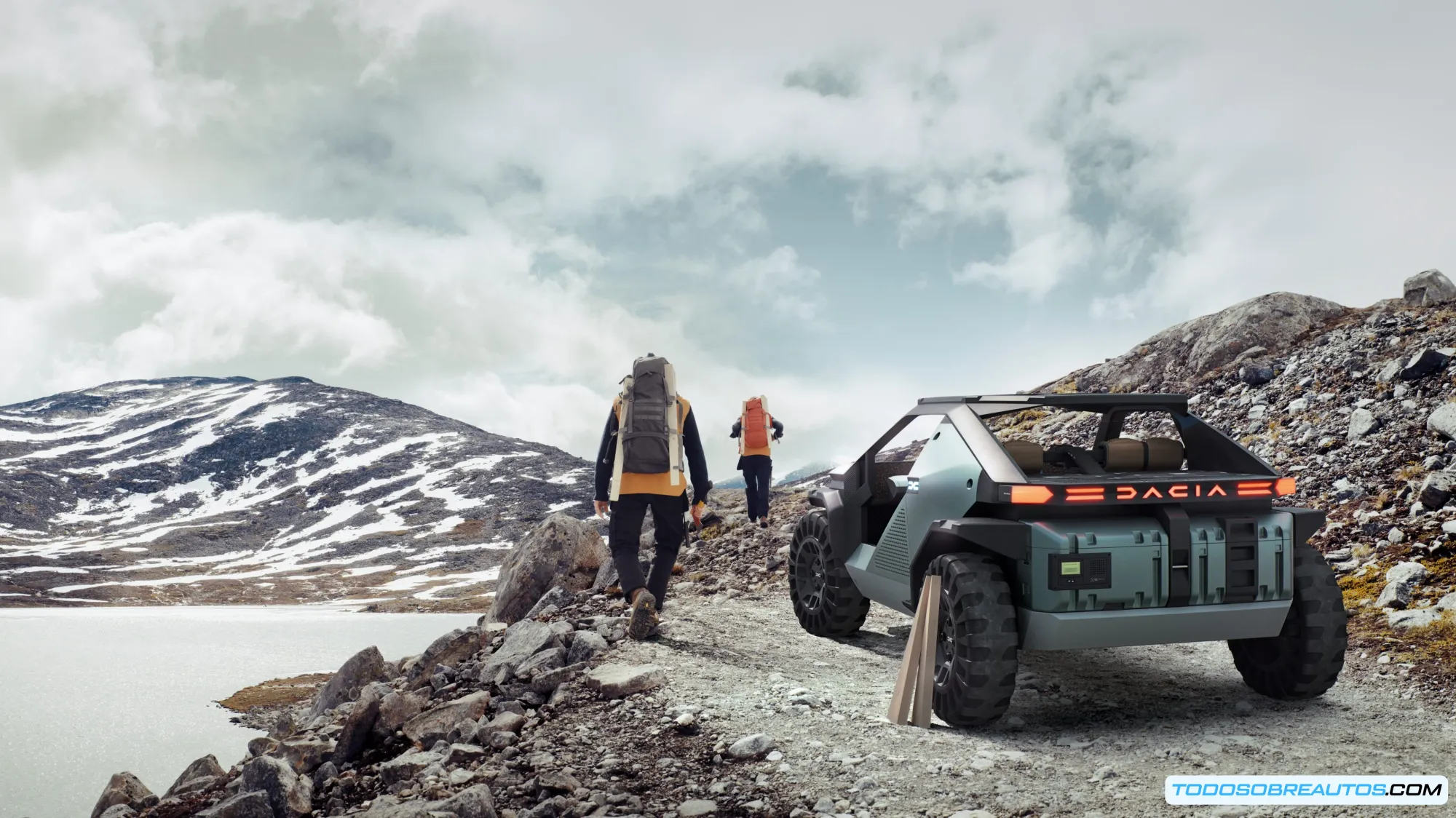 Concepto Dacia Manifesto representando el futuro de los vehículos con tecnología Range Extender y bioetanol