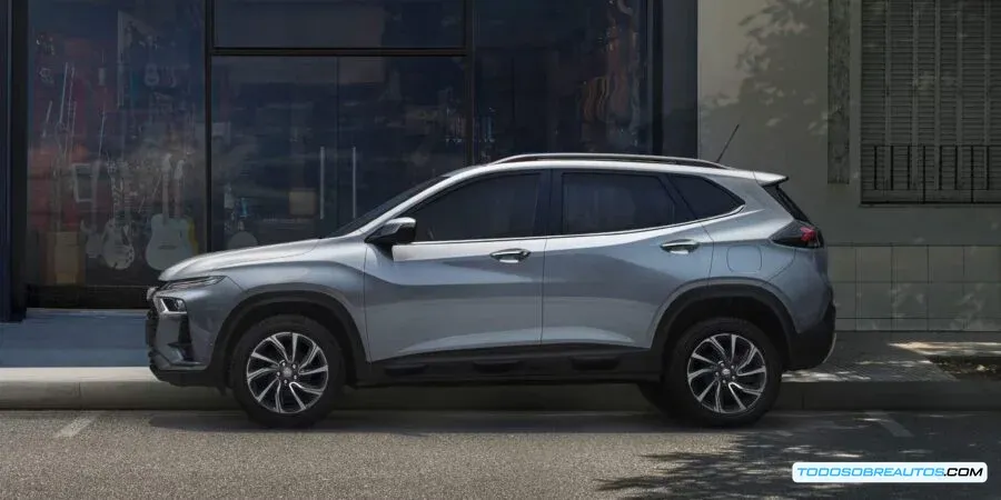 Chevrolet Tracker 2026 vista lateral