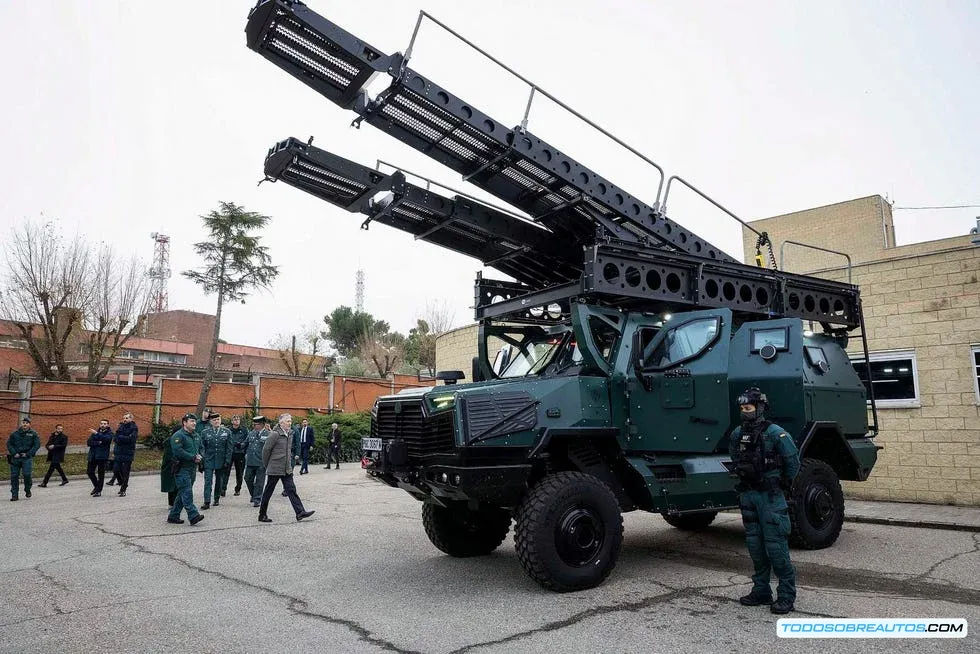 Vehículo táctico blindado IBERO made in Spain desarrollado por TSD para la Guardia Civil