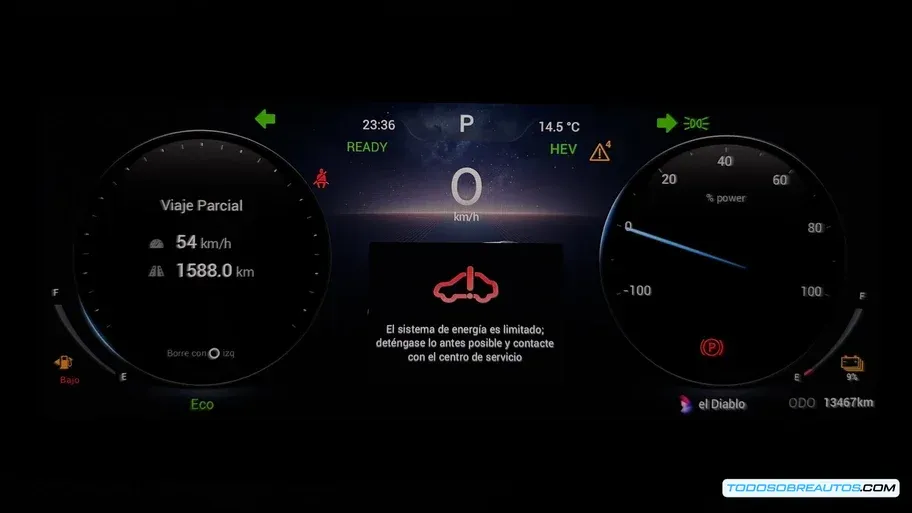 Jaecoo 7 SHS en carretera durante el desafío de autonomía México-Texas