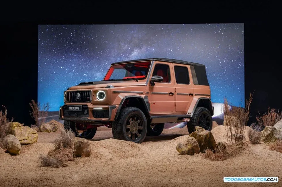 Brabus 800 XL Cabrio con ejes tipo pórtico - el descapotable más alto del mundo