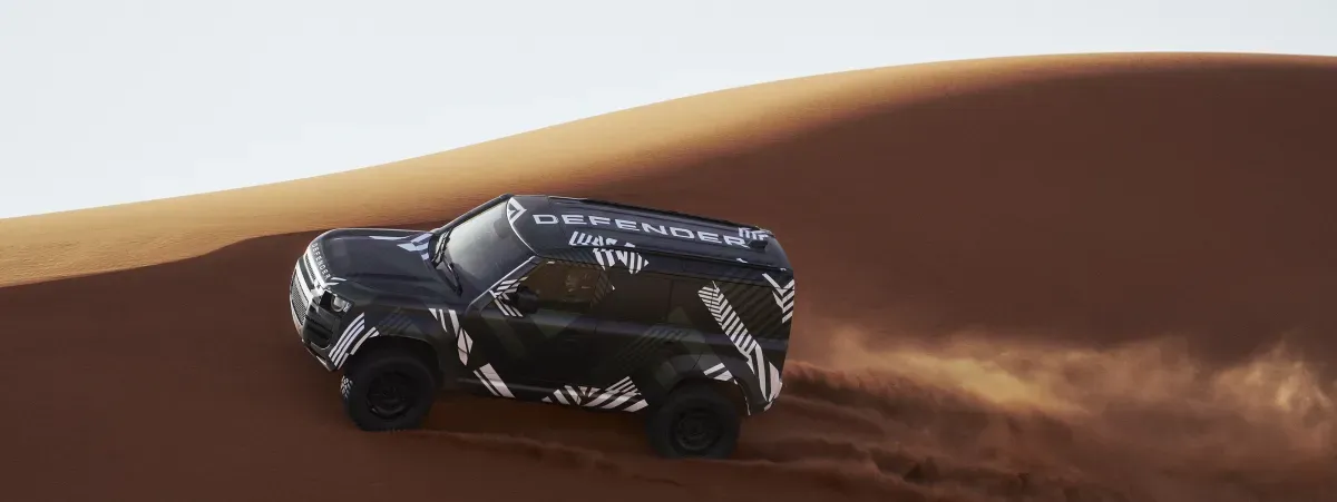 DEFENDER COMPLETES FIRST RALLY-RAID