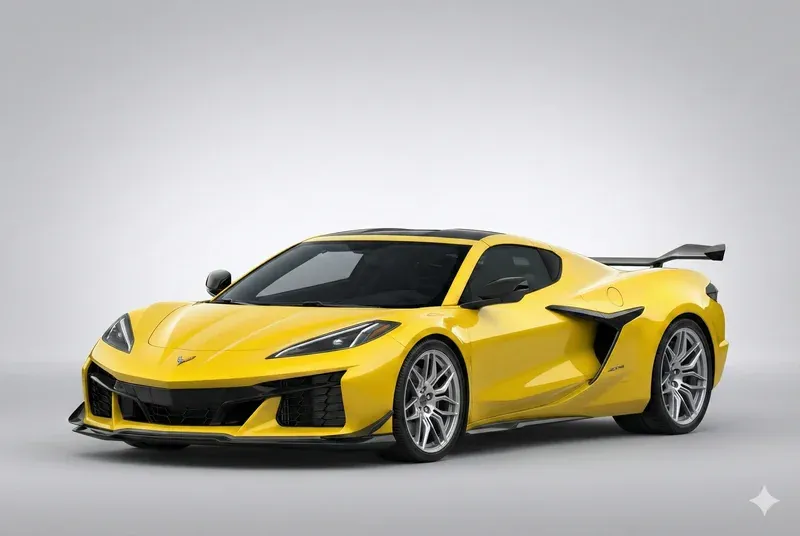 Chevrolet Corvette Z06 2025 superdeportivo color amarillo